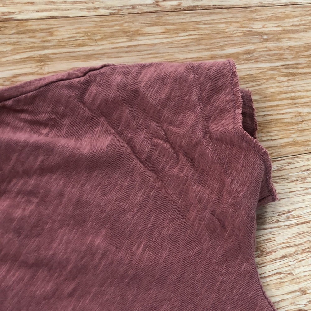 UpWest Easy Tee Mini Dress in Brick N223 - Picture 3 of 3